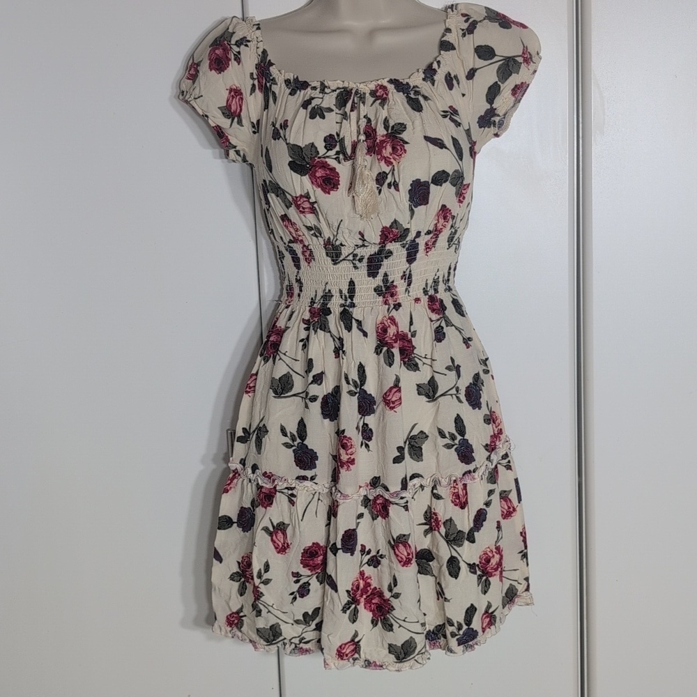 J. For Justify Floral Off-Shoulder Dress Size Small